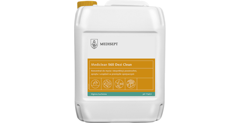 MEDICLEAN MC 560 Dezi Clean Mycie z dezynfekcją - powierzchnie zmywalne 5 l
