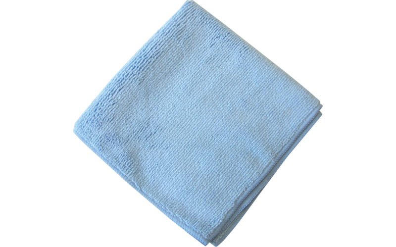 Ściereczki z mikrofibry 30x30 cm kolor niebieski 220g