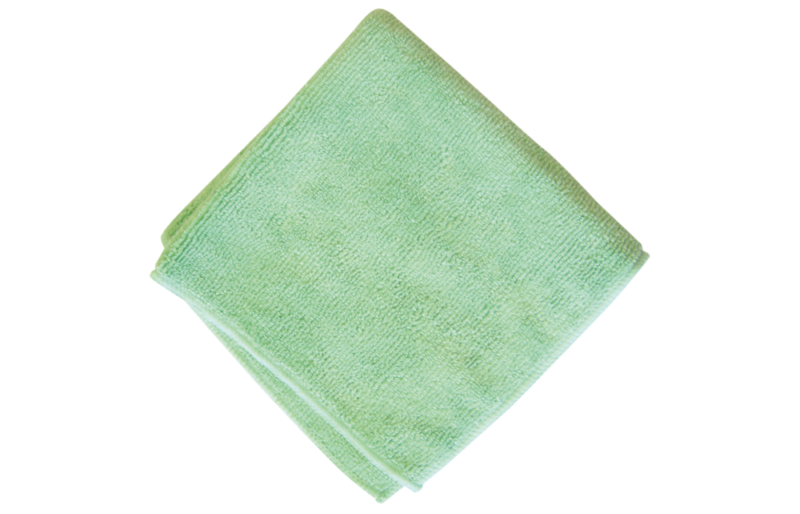 Ściereczki z mikrofibry 30x30 cm kolor zielony 220g