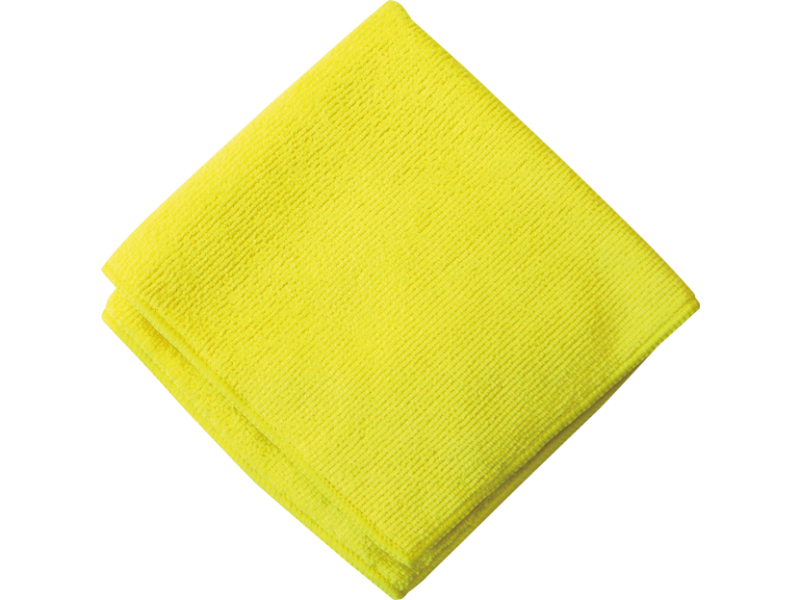 Ściereczki z mikrofibry 30x30 cm kolor żółty 220g
