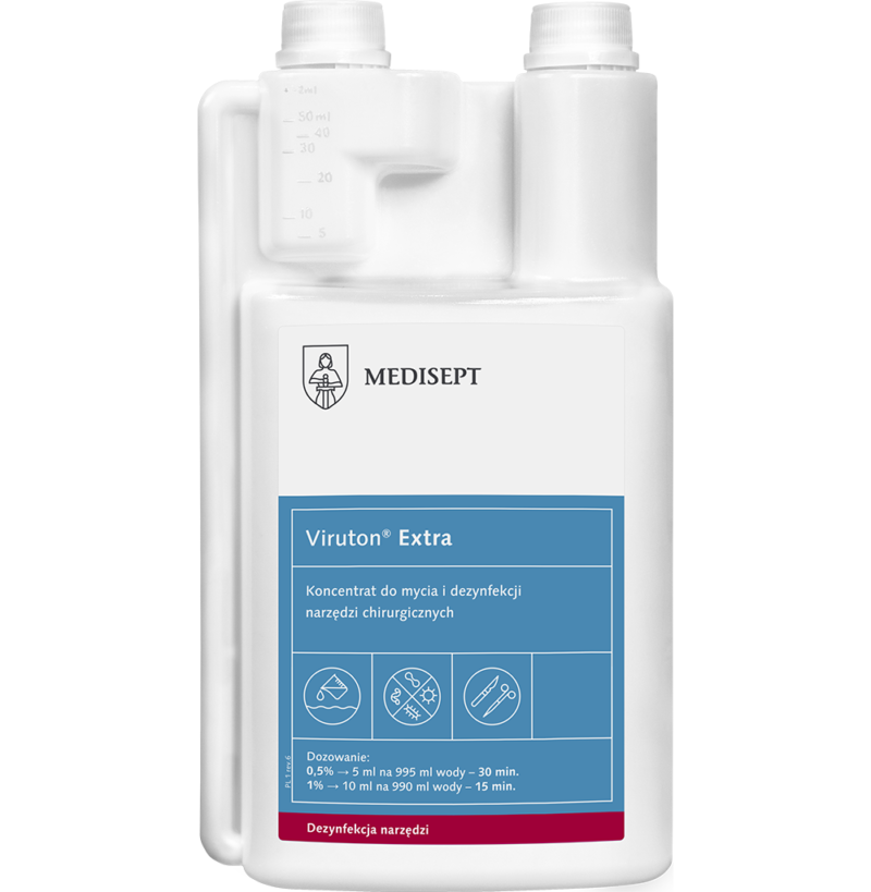 Viruton Extra Enzymatyczny koncentrat do dezynfekcji i mycia narzędzi 1l