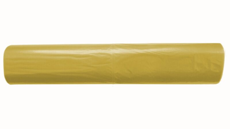 Worki na śmieci LDPE żółte 60l a 50 sztuk